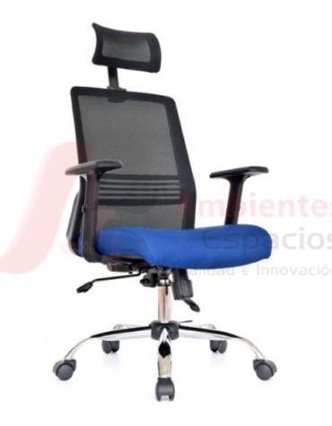 silla giratoria presidencial ami azul