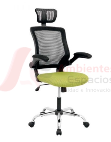 silla giratoria presidencial atenas verde