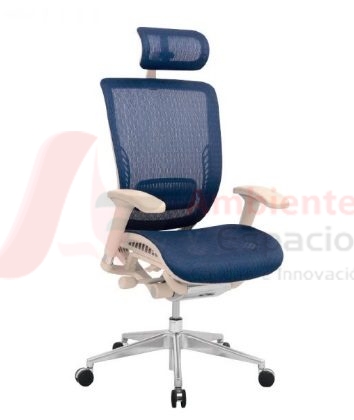 silla giratoria presidencial JAPÓN azul