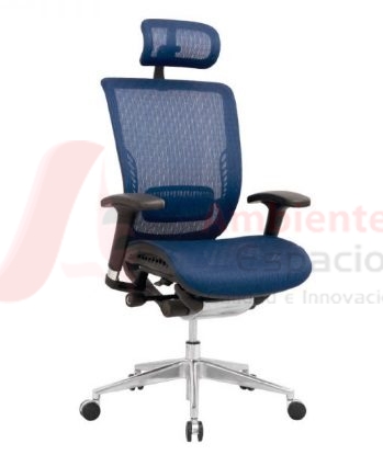 silla giratoria presidencial JAPÓN azul