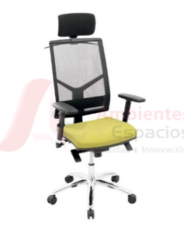 silla giratoria presidencial play amarillo