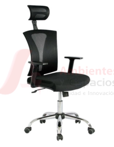 silla giratoria presidencial praga negro 1