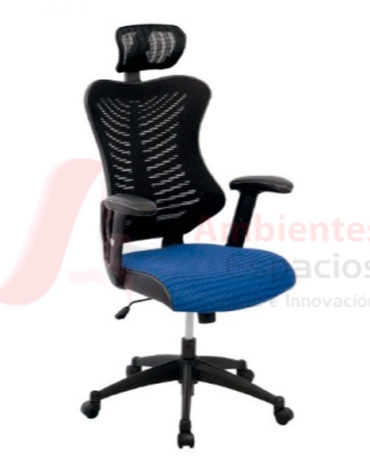 silla giratoria presidencial rumania azul