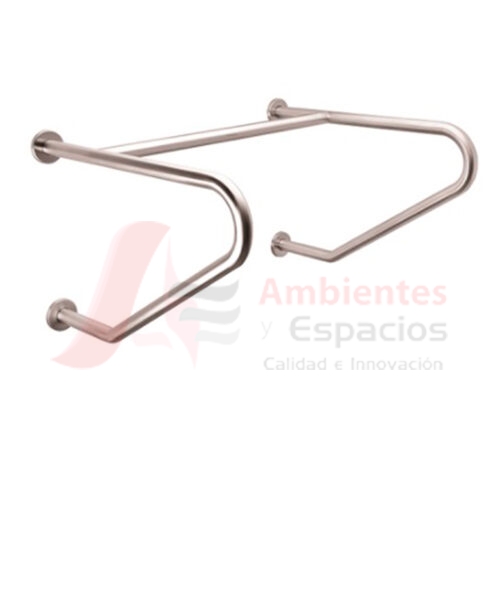 Barras de seguridad para baños a discapacitados tipo H 0007