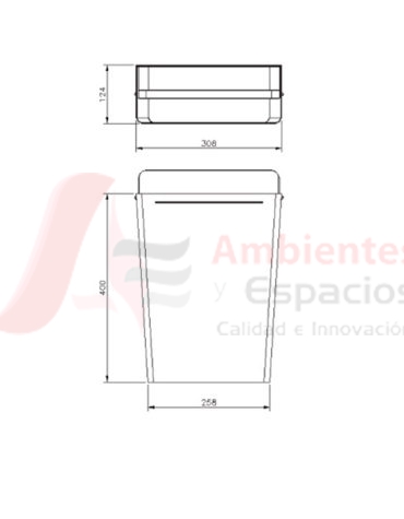 basurero para división de baño 0006