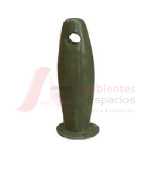 Bolardo tipo Edu para anclar a piso 0002