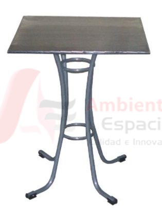 Mesa doble aro cromada 0009