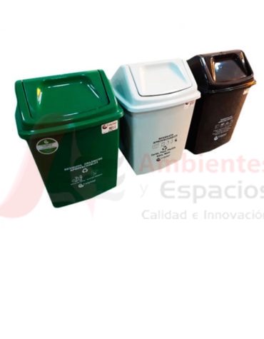 caneca papelera plástica de 14 litros 0033